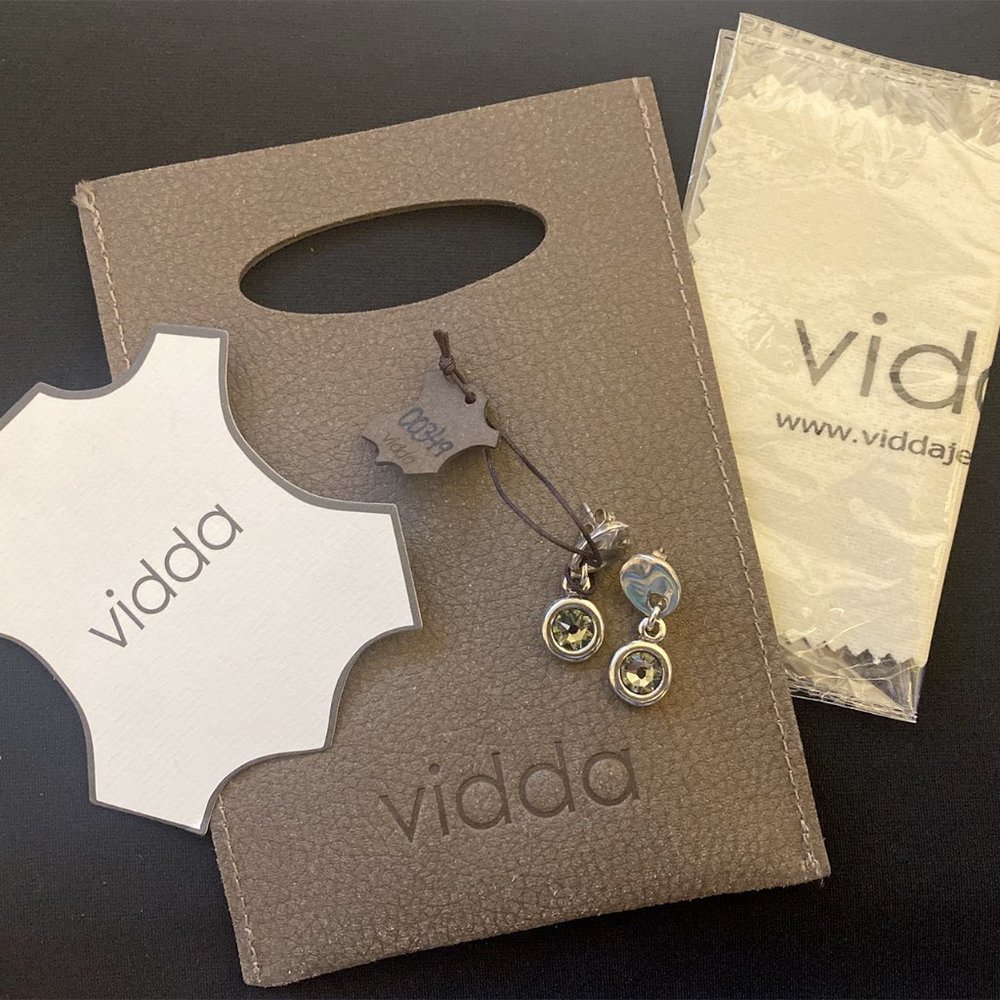 Vidda Silver & Crystal Earrings